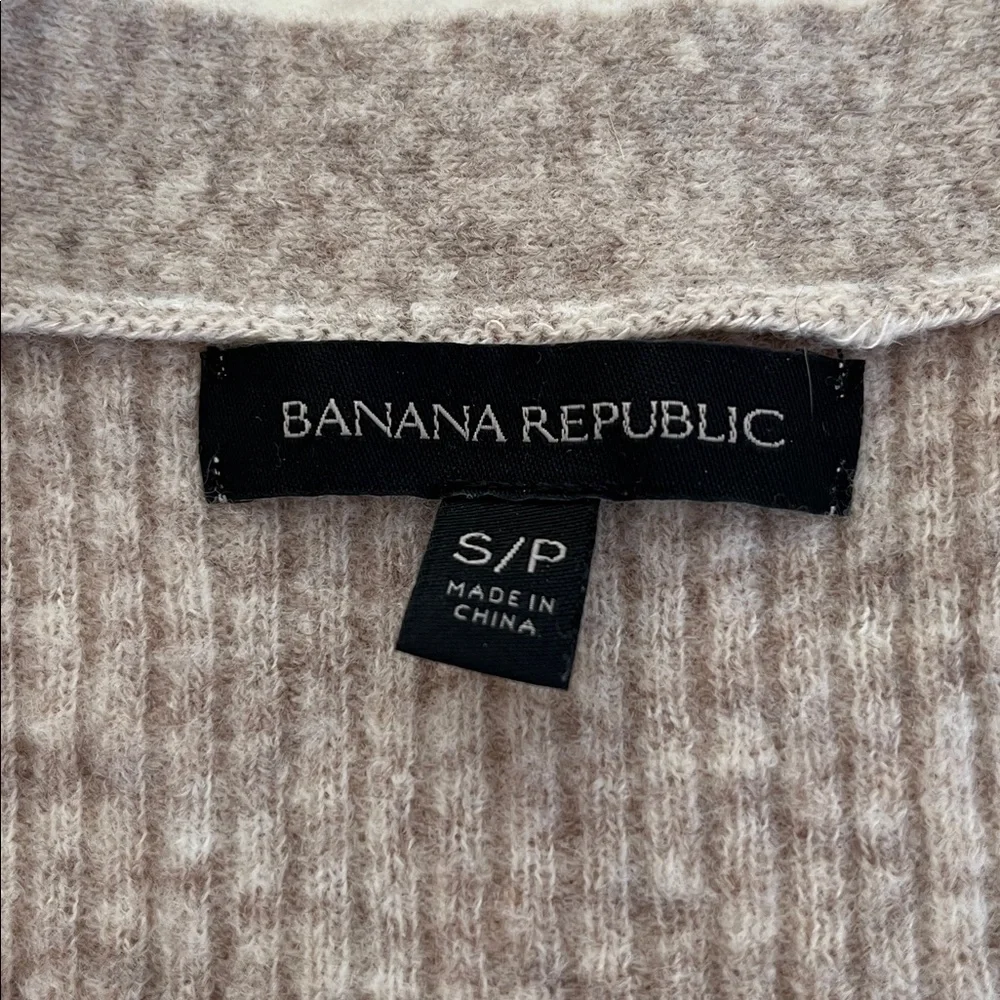 Banana Republic Merino Wool Blend Ribbed Long Cardigan Sweater Small - Picture 2 of 9